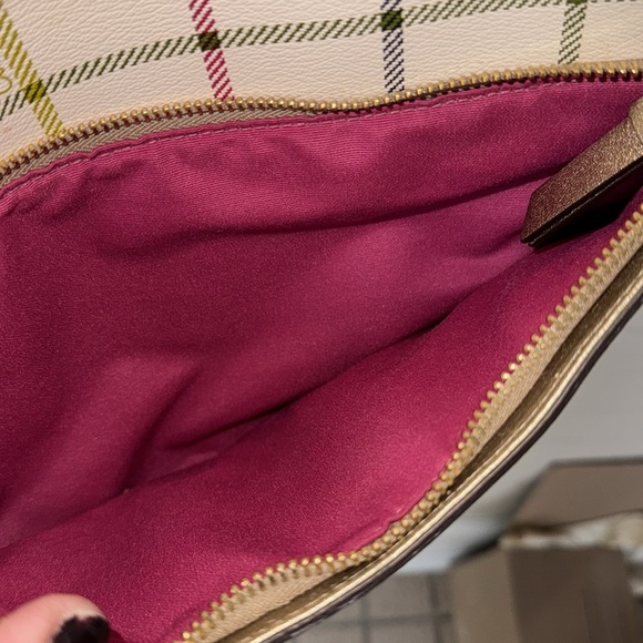 COACH Peyton purse Tattersall File Crossbody - Picture 9 of 10